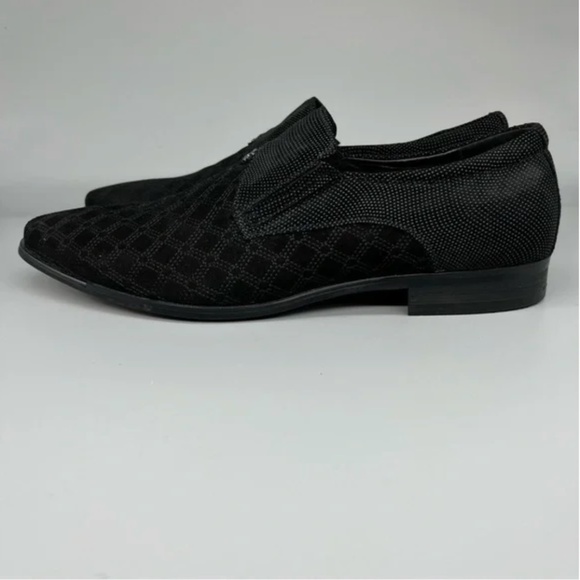 NWOT FIRENZE Lino Suede Loafer Black - Picture 9 of 9